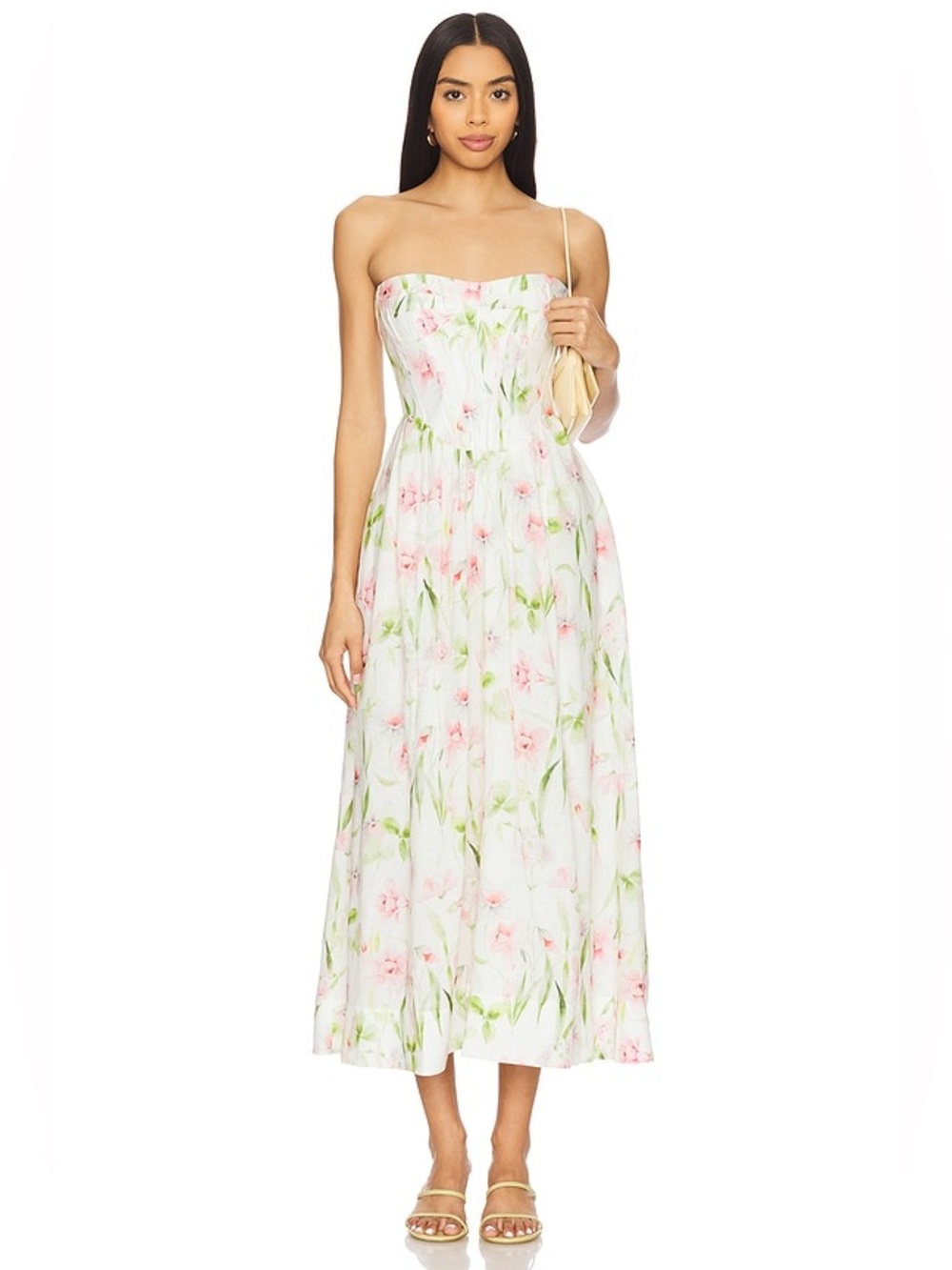 Bardot Lola Corset Midi Dress